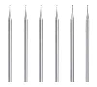 Ujjdwiurgh de 6 Fraises à Billes, Fraises Sphériques à Tige de 3/32 Pouces, Mèches de Sculpture de (1,2 Mm) Durables