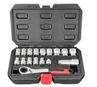 Ujjdwiurgh de Clés à Douille à Cliquet Outils Mécaniques pour L'Entretien des Véhicules, Travaux sur Panneaux Électriques, Assemblage de Moteurs, Plomberie.