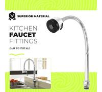 Ujjdwiurgh de Cuisine Tuyau de Plomberie Tube UniVersel en Acier Inoxydable le Peut êTre Formé DéFormation Tube Splash Accessoires de de Cuisine