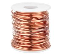 Ujjdwiurgh de Cuivre Souple pour Plantes D'Électroculture de Cuivre Pur Nu, Bobine de 0,5 Kg, Calibre 24, Diamètre de 0,020 Pouce, Longueur de 853,6 Pouces, Facile à Utiliser