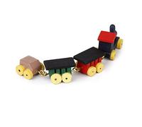 Ujjdwiurgh de de Train et Voiture en Bois de Miniature de Dollhouse a l'echelle de 1/12