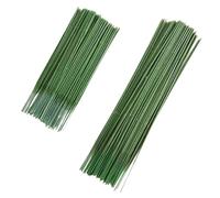 Ujjdwiurgh de Fleuriste, 200 Pièces de Tige Florale en Plastique, Tige de Fleur Artificielle, de Bout de Plante, Fils de Fleuriste Vert, Floral