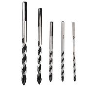 Ujjdwiurgh de Forets en Métal Dur Multi-Matériaux de 5 Pièces Pour Carreaux de Céramique, Béton, Briques, Verre, Maçonnerie en Plastique et Bois (3 Mm 4 Mm 5 Mm 6 Mm 8 Mm)