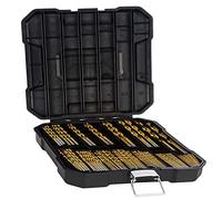 Ujjdwiurgh de Forets en Titane pour Acier, Bois, Plastique, Cuivre, Aluminium avec éTui de Rangement, 1/16 Pouce-3/8 Pouce, 99 PièCes SéRies