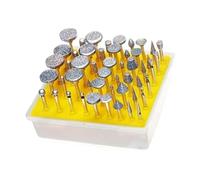 Ujjdwiurgh de Fraises de Meulage de Tête de Meulage Enduite de Diamant de 50 Pièces pour les Accessoires de Pièces de Meulage Électriques D'Outil Rotatif