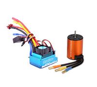 Ujjdwiurgh de Mise à Niveau sans Balais Moteur ESC pour 144001 A959-B A979-B TéLéCommandé Les PièCes de Rechange de Voiture