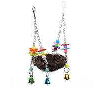 Ujjdwiurgh de nid d'oiseau Artisanat pour Les Oiseaux perroquets pour Mordre Monter d'oscillation d'oiseau