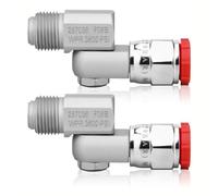 Ujjdwiurgh de Pulvérisation de Peinture Sans Air avec Joint Pivotant Compatible avec 235486 7/8 Pouce 300° Rotation et Permettant de Peindre la Flexibilité sur Métal Argenté 2 PCS