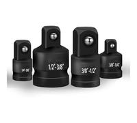 Ujjdwiurgh de Réducteurs de Douilles à Chocs et D'Adaptateurs, D'Adaptateurs à Chocs en Acier, Kit de Conversion de Clé à Barre de Disjoncteur, Outils Mécaniques B