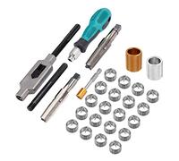 Ujjdwiurgh de RéParation de VéLo 9/16 Pouces Dispositif de Taraudage de de VéLo Kit D'éConomiseur de Manivelle de Cycle Outil de Filetage de RéParation de de PéDale