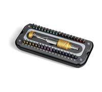 Ujjdwiurgh de Tournevis 37 en 1 Embouts de Tournevis Magnétiques de Précision, Mini Mallette à Outils Démontable pour la Réparation de Téléphones PC à Domicile Intelligents