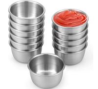 Ujjdwiurgh de Trempage de Sauce 12 PCS Définissent des Collations de Tasses D'Assaisonnement Réutilisables, des Apéritifs