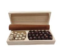 Ujjdwiurgh D'Échecs de Voyage de Luxe - Échiquier et Pièces en Résine, de Stratégie Portable, Idéal pour Les Voyages.