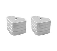 Ujjdwiurgh Deck Hardware Capuchons d'angle arrondis à 90 degrés en aluminium pour bateaux pontons très résistants