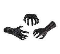 Ujjdwiurgh Décorations d'Halloween murales effrayantes atteignant les mains d'horreur pour décorations murales, sculpture gothique à suspendre A