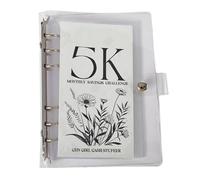 Ujjdwiurgh Défi Financier de 12 Mois pour Économiser 5000 $, Organiseur D'Économies avec des Enveloppes Mensuelles