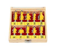 Ujjdwiurgh D'Embouts de Routeur de Moulage Architectural 10 Bits - 1/2 Pouce Shank- 16101