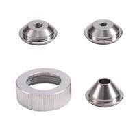 Ujjdwiurgh D'Embouts D'Orifice de Pulvérisation de Texture, 3 Embouts de Buse, Collier Fileté pour Machine à Trémie Wal-Board Drywall Texture-Pro 200