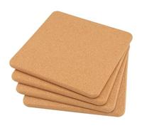 Ujjdwiurgh Dessous de verre carré épais en liège haute densité pour plats chauds, chaleur de 20,3 cm