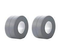 Ujjdwiurgh D'Étanchéité Imperméable Longue Durée pour Cuisine et Salle de Bain, Bande de Porte Anti-Moisissure Grise, 3,2 M X 2,2 cm