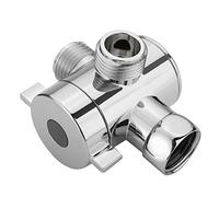 Ujjdwiurgh Deviateur 3 pouces 1/2 pouce avec adaptateur en T Pommeau de douche reglable Accessoire de quincaillerie de salle de pour de derivation