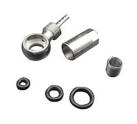 Ujjdwiurgh D'ExtréMitéS de Câble de VéLo Connecteur Banjo de Tuyau pour Level Rouge ETAP S900 avec Bague D'éTanchéIté en Sable Olive et Aiguille à