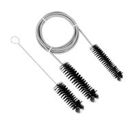 Ujjdwiurgh Diamètre de la Brosse 15 mm 19 mm - Brosse de Nettoyage pour Tube CPAP - Convient à la Plupart des Types de Tuyaux CPAP (Noir)