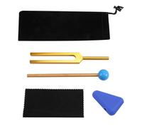 Ujjdwiurgh Diapason 432 Hz pour guérison mentale relaxante chakra, renforcement du stress, alliage d'aluminium doré