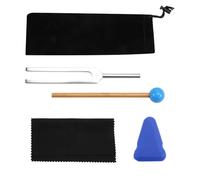 Ujjdwiurgh Diapason 432 Hz pour la Guérison Mentale, Relaxation Mentale, Renforcement des Chakras, Soulagement Du Stress, Diapason en Alliage D'Aluminium Argenté