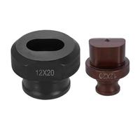 Ujjdwiurgh Die de Perforation Hydraulique 14x20mm Trou Ovale en Acier 40Cr Kit de Perforation Électrique pour Machines -20 JP-20 12x20