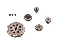 Ujjdwiurgh DifféRentiel Principal en MéTal Pignon Droit 64T 17T 21T 26T Moteur Engrenage RC Partie de Voiture pour 1/10 RC Camion de Voiture 94111