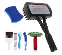 Ujjdwiurgh Différents Kits de Nettoyage D'Ailettes de Climatiseur, Nettoyeur de Bobine de Climatiseur, Nettoyeur D'Ailettes de Réfrigérateur, Évaporateur, Réparation de Radiateur, Nettoyage