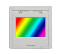 Ujjdwiurgh Diffraction Caillebotis 600 lignes 2 mm Transmission Spectrophotomètre Optique Expérience d'enseignement Plastique 600 lignes