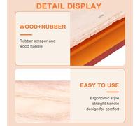 Ujjdwiurgh D'Impression D'Écran En Soie 3 Pièces Outils De Grattoir pour Grattoir D'Encre 16Cm 24Cm 33Cm