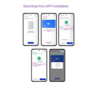 Ujjdwiurgh Dispositif de Lecture-Écriture NFC, Lecteur de Carte, Décodeur de Contrôle D'Accès Crypté, Compatible avec Le Téléphone Bluetooth ICID