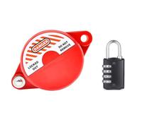 Ujjdwiurgh Dispositif de Verrouillage de -Vanne avec Serrure Codée Adapté Aux Poignées de -Vanne de 1 à 2-1/2 Verrouillage de -Vanne à Eau