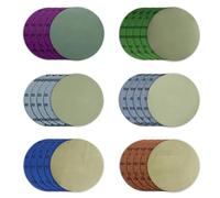 Ujjdwiurgh Disques de Ponçage à Crochet et Boucle de 5 Pouces, 30 Pcs de Papier de Verre Humide et Sec, Papier de Verre Rond à Grain Élevé pour Ponceuse Orbitale, Facile à Utiliser et