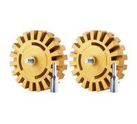 Ujjdwiurgh Dissolvant de Décalcomanie, Gomme de Roue, Gomme en Caoutchouc, Dissolvant de Roue, Kit D'Outils de Gomme de Disque pour Voiture