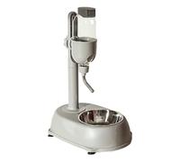 Ujjdwiurgh Distributeur automatique pour animal domestique - Gamelle anti-basculement - Bouteille d'eau potable - Bouilloire suspendue pour chats - Conteneur de nourriture pour animaux domestiques A