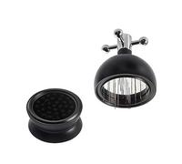 Ujjdwiurgh Distributeur de café noir à tête rotative pour aiguilles à café, couvercle fixe, économise 22 aiguilles pour poudre 58 mm