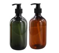 Ujjdwiurgh Distributeur de savon de 500 ml, distributeur de savon à main pour comptoir de cuisine, salle de bain, lotion liquide rechargeable