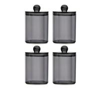 Ujjdwiurgh Distributeur de Support, Bocaux Empilables avec Couvercles de Rangement pour Cotons-Tiges, Boules, Tampons, Dentaire