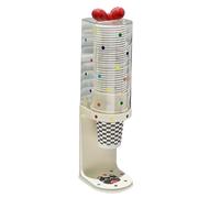 Ujjdwiurgh Distributeur de tasse à eau Distributeur d'eau jetable Porte-gobelet Distributeur de tasse d'eau en papier