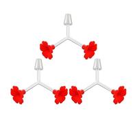 Ujjdwiurgh Distributeur Double Tube pour Colibri Floral - Bouchon pour Bouteille de Vin - pour Créer Votre Propre Mangeoire à Oiseaux D'Extérieur