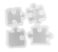 Ujjdwiurgh DIY Jigsaw Puzzle Moule Silicone Peut êTre Assemblé Pendentif Pleine Page Cristal éPoxy Miroir Brillant