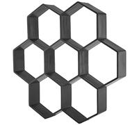 Ujjdwiurgh DIY Patio Promenade Maker Stepping Stone Beton Pave Moule Reutilisable Chemin Maker Moule Jardin Pave Pierre Moules 30 * 30 cm