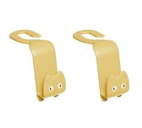 Ujjdwiurgh Dossier de siège de voiture mignon dessin animé crochet multifonction caché siège arrière de voiture appuie-tête détachable petit crochet A