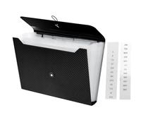 Ujjdwiurgh Dossier extensible en accordéon à 13 poches, format A4, organiseur de documents et reçus