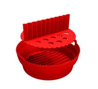 Ujjdwiurgh Doublures en Silicone pour Friteuse à Air 8,5 Pouces pour 5 à 8 Pintes RéUtilisables avec SéParateur Pliable Air Fryer Pot en Silicone AntiadhéSif,A