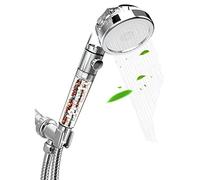 Ujjdwiurgh Douchette à main pour économiser de l'eau pour une pression d'eau plus élevée avec fonction de filtre à eau, arrêt d'eau à une touche